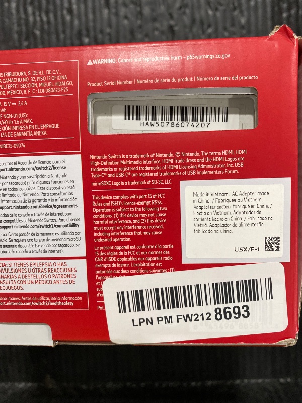 Photo 1 of Nintendo Switch 2 System