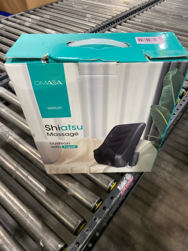 Photo 1 of OMASSA Shiatsu Neck Massager with Heat, 3D Kneading Back Massage Pillow for Pain Relief, Massagers for Neck and Back, Shoulder, Leg, Gifts for Men Women Mom Dad, Stress Relax at Home Office and Car