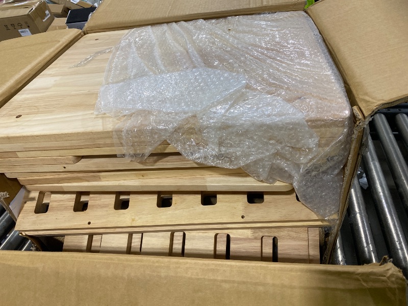 Photo 1 of PETTIFUL 74" Wooden Cat Tree Tower for Large Cats, Multi-Level Cat Climbing Furniture with Scratching Posts, Cat Condo & Hammock, Natural Wood Cat Activity Center(White)