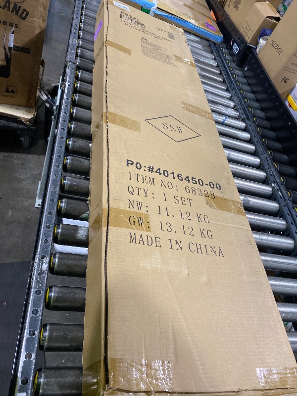 Photo 1 of SSWBasics 5 Foot 4-Panel Folding Pegboard Stand for Crafting - Versatile Pegboard Display and Room Divider - Paint-Ready Surface for Customization - Perfect for Trade Shows, Flea Markets, and Home