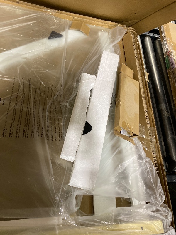 Photo 1 of Bathbliss Frameless Pivot Shower Door, Glass Shower Door for Bathroom, 36" W x 72" H, Nano-Coated 5/16" (8mm) Clear SGCC Tempered Glass, Brushed Gold Finish