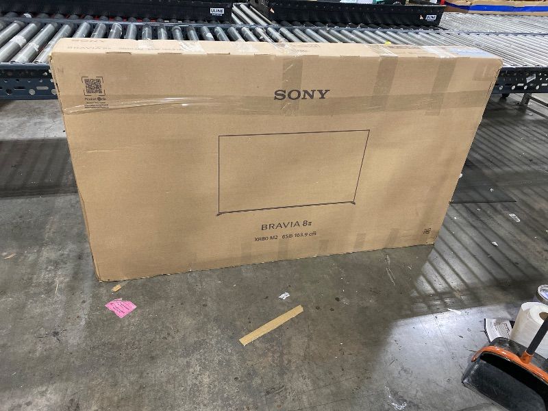 Photo 1 of Sony BRAVIA 8 II 65 Inch TV, QD OLED, 4K Smart Google TV, XR Processor with AI Technology, Ultra Slim Design, 120hz Television, Dolby Vision/Atmos, Exclusive Features for PS5, K-65XR80M2, 2025 Model