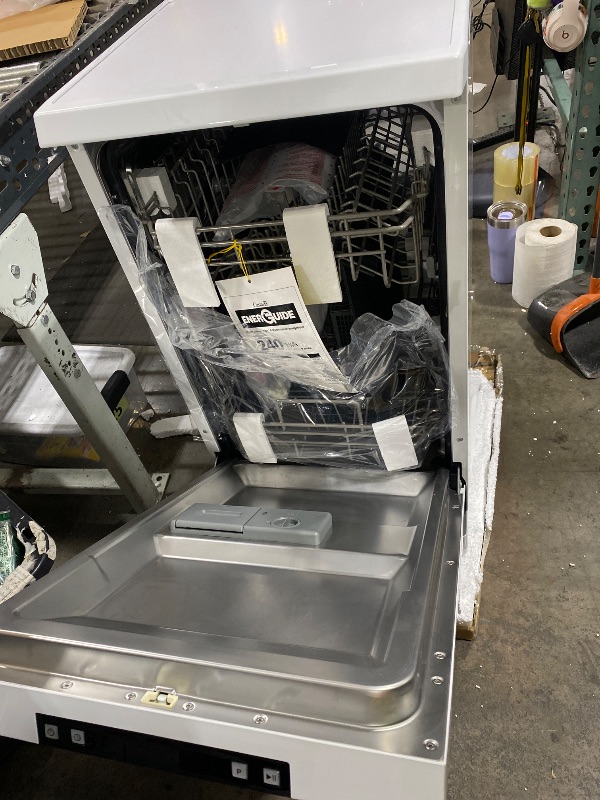 Photo 1 of HAMILTON BEACH Portable Dishwasher with Wheels, 19in Wide, 8 Place Settings Capacity, White