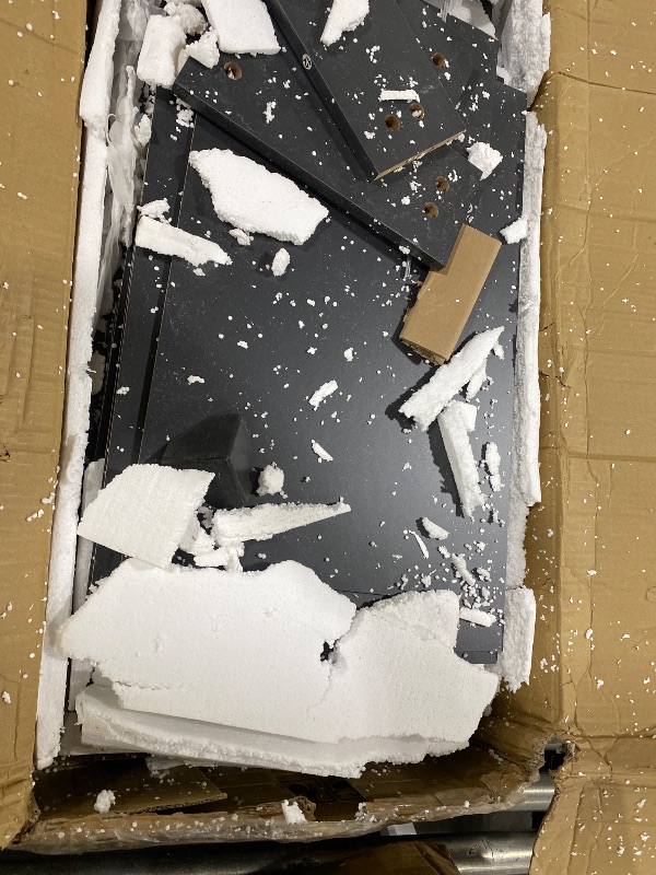 Photo 1 of Tribesigns 55 inches Executive Desk and 43" lateral File Cabinet, L-Shaped Computer Desk Home Office Furniture with Drawers and Storage Shelves, Office Table with Cabinet