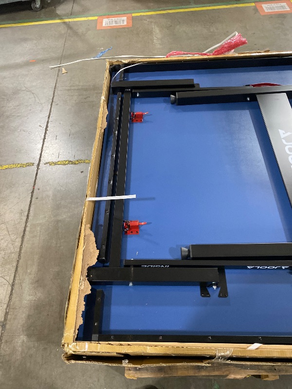 Photo 1 of JOOLA Inside 25mm Table Tennis Table with Net Set - Features 10-Min Assembly, Playback Mode, Compact Storage