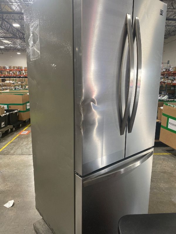 Photo 1 of Kenmore 4675525 30' French Door Refrigerator with Freezer - Accela Chill, Ice Maker, Adjustable Glass Shelves, ENERGY STAR Certified, 17.5 cu. ft. Capacity - Fingerprint Resistant Stainless Steel