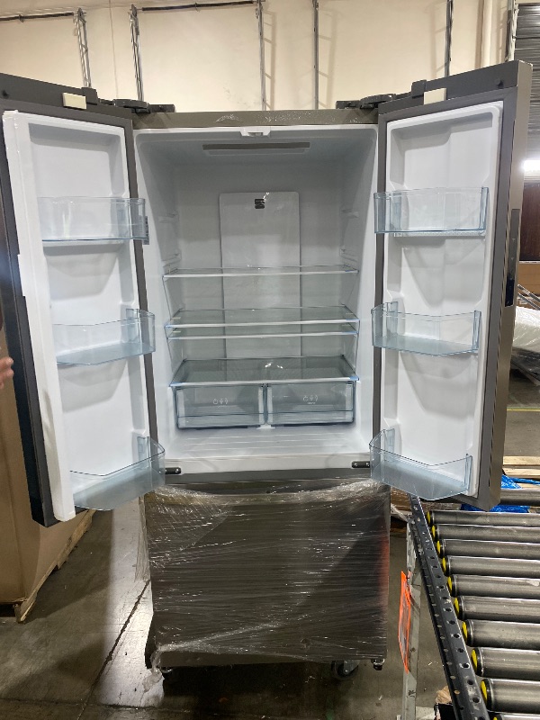 Photo 1 of Kenmore 4675525 30' French Door Refrigerator with Freezer - Accela Chill, Ice Maker, Adjustable Glass Shelves, ENERGY STAR Certified, 17.5 cu. ft. Capacity - Fingerprint Resistant Stainless Steel