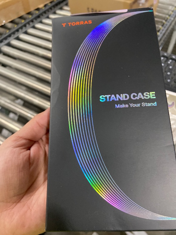 Photo 1 of TORRAS Ostand Q3 Air for iPhone 17 Pro Max Case with 360 Magnetic Stand, Fit for MagSafe, Mil-Grade Drop Tested, Camera Control Button, Shockproof Phone Case for iPhone 17 Pro Max 6.9", Shadow Black