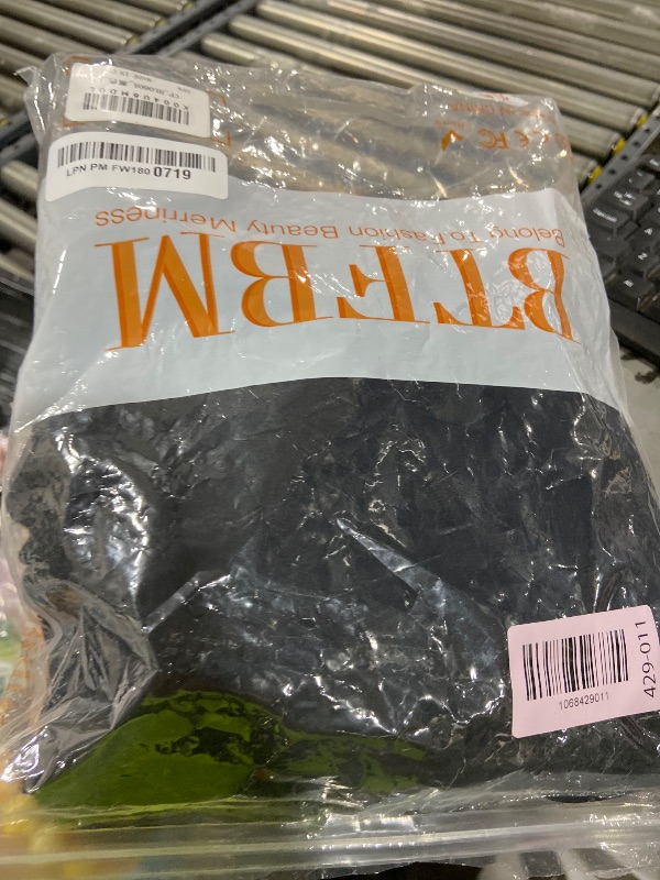 Photo 1 of BTFBM Spring Dresses for Women 2026 Spaghetti Strap Bodcyon Solid Cocktail Wedding Guest Dress Summer Fashion Clothing (Black,Large)