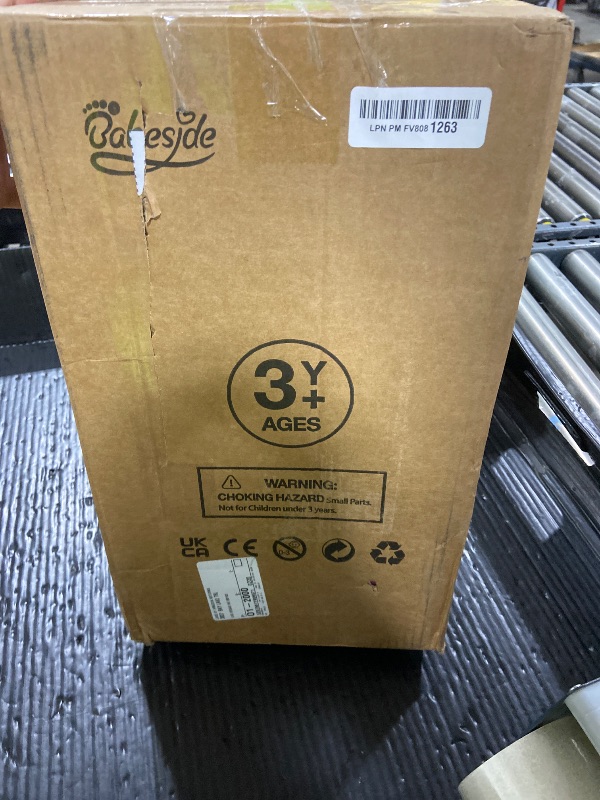 Photo 1 of **INCOMPLETE** BABESIDE Baby Doll Stroller Set with 12 Inch Baby Doll, 14 Pcs Baby Doll Accessories, Folding Doll Pram Pretend Play Set, Feeding, Bath & Care Toys, Gift for Girls Ages 3yrs+