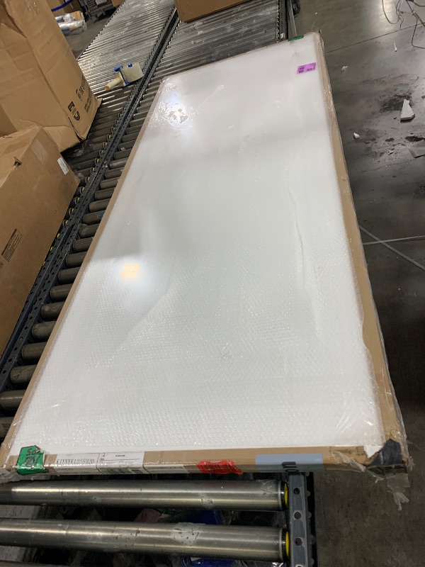 Photo 1 of JUBEST 32"x80" 1-Panel Shaker Style White Primed Hollow Core Interior Molded Door Slab, NOT Included Hardware, Pre-Assembled Interior Door for Pantry, Laundry, Closet