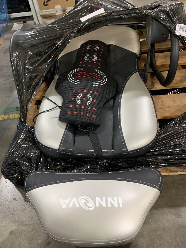 Photo 1 of INNOVA HEALTH AND FITNESS ITM5900 Advanced Heat and Massage Inversion Table, Gray/Black