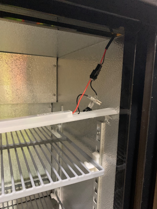 Photo 1 of BINGERMA Back Bar Cooler with 3 Sliding Glass Doors 10.5 Cu.ft. ETL Commercial Beverage Refrigerator Black Drink Fridges for Beer, Wine,Soda, Drinks