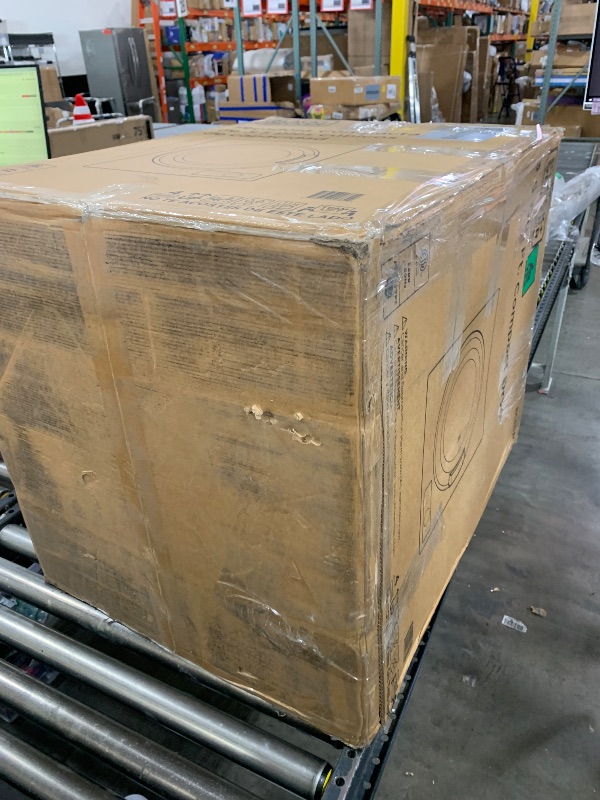 Photo 1 of MAJOR DAMAGE------------------SELLING FOR PARTS ONLY--------------------------BLACK+DECKER BCED37 Compact Dryer for Standard Wall Outlet, Small, 4 Modes, Load Volume 13.2 lbs., White