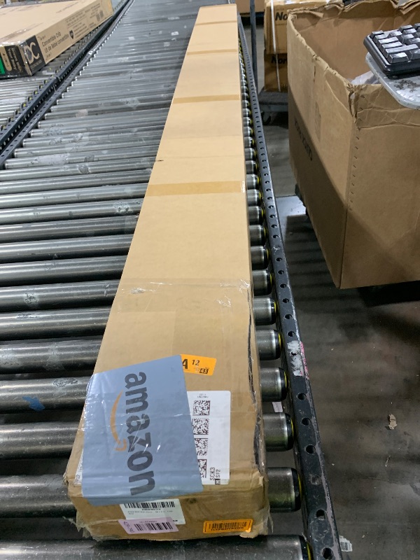 Photo 1 of Art3d Slat Wall Panels, WPC Soundproof 3D Wall Paneling for Interior Wall Decor, TV Background, 8-Pack 96 x 6 in. Teak