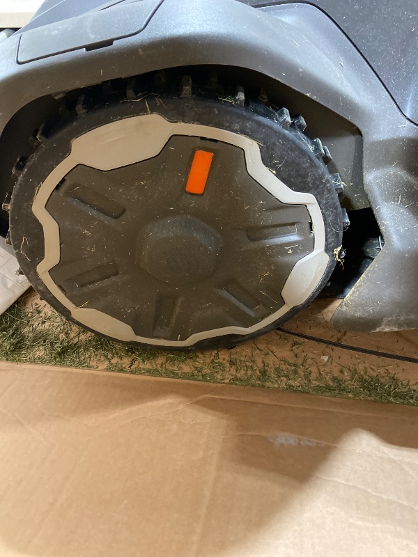 Photo 1 of Husqvarna 420iQ Automower Robotic Mower, 1 Acre Mowing Capacity, Wire Free Robot Lawn Mower with Charging Station, RS1 EPOS Reference Station and Replacement Blades