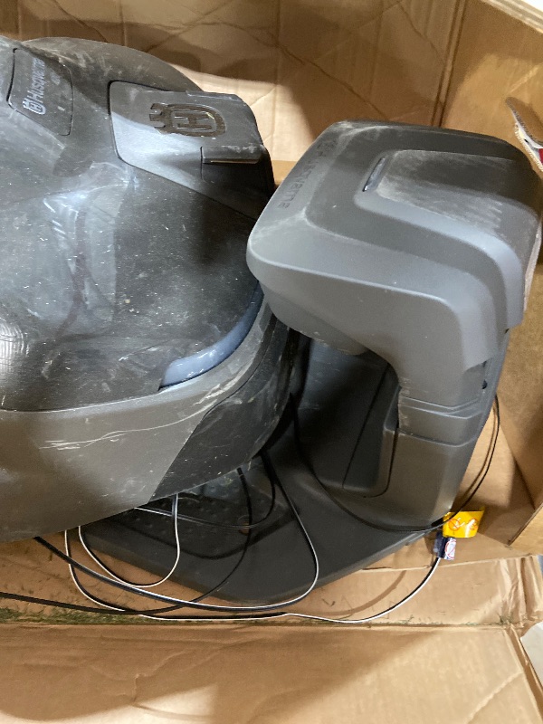 Photo 1 of Husqvarna 420iQ Automower Robotic Mower, 1 Acre Mowing Capacity, Wire Free Robot Lawn Mower with Charging Station, RS1 EPOS Reference Station and Replacement Blades