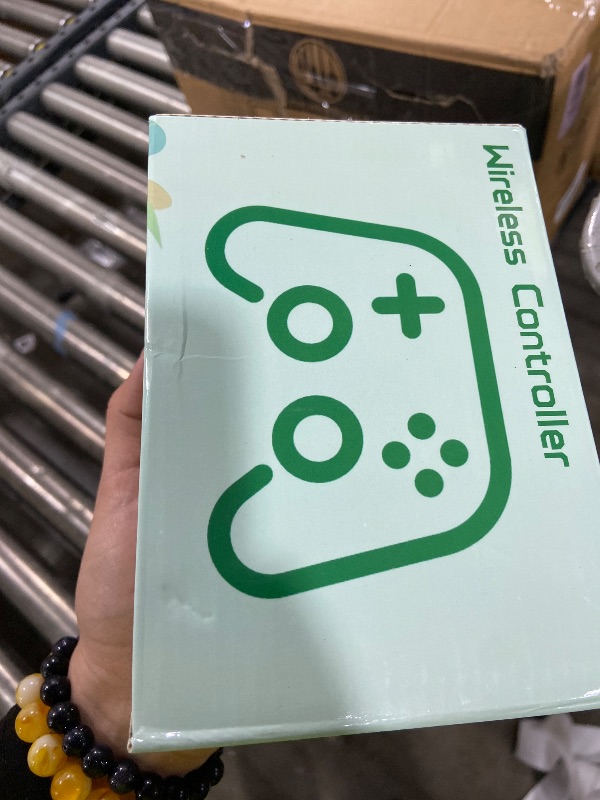 Photo 1 of W&O Wireless Controller for With Xbox One, Xbox Series X/S, Xbox One X/S, PC, With RGB LED Light, Mappable Buttons, With 2.4GHZ Wireless Adapter Gamepad (Electric Volt)