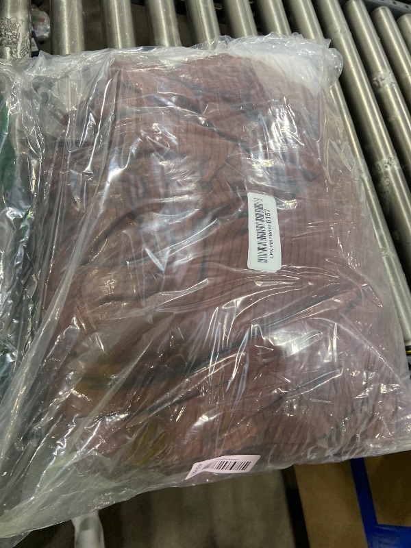 Photo 1 of Turquoize 4 Piece T Cushion Sofa Slipcovers Stretch Couch Cover Furniture Covers with 3 Individual T Cushion Covers, Machine Washable (3 Cushion Sofa, Burnt Brick)