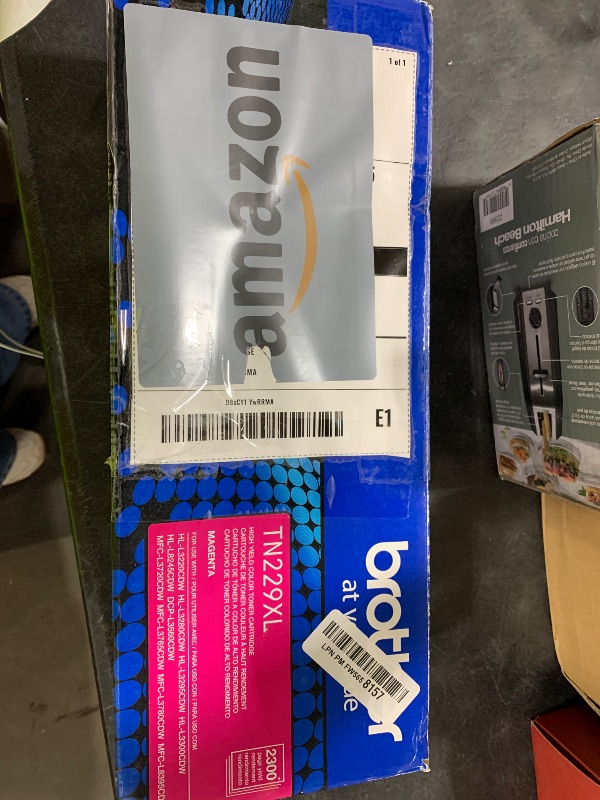 Photo 1 of Brother Genuine TN229XLM Magenta High Yield Printer Toner Cartridge - Print up to 2,300 Pages(1)