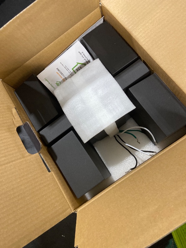 Photo 1 of XMCOSY+ Outdoor Wall Lights, 1400LM Smart RGBCW Exterior Lighting Fixtures Adjustable Dual-Head Outdoor Light Fixture, WiFi APP Control, Alexa Compatible, Waterproof Porch Lights Outdoor, 2 Pack