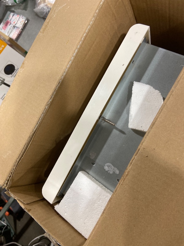 Photo 1 of Broan-NuTone 9815WH High Capacity Wall Heater with Built-In Adjustable Thermostat, 1500W, 120/240V, White