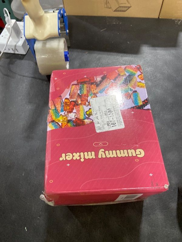 Photo 1 of Gummy Maker Machine, Oil Infused Gummy Candy Maker, DIY Edible Gummy, Jelly & Pudding, Gummy Making Kit, Include Bear Mold, Fruit Mold, Worm Mold & Mixing Stick 5-Years Free Replacement (Black)