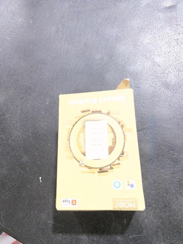 Photo 1 of MOES Smart Double Light Switches, 2.4GHz Wi-Fi 2 Gang Single Pole Switch, Neutral Wire Required, Inteligente Switch Combo Compatible with Alexa Google Assistant, Remote Control