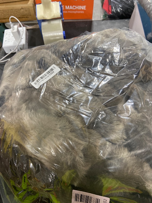 Photo 1 of BENVWE Fluffy Faux Fur Throw Blanket for Couch, Soft Plush Thick Cozy Fuzzy Luxury Minky Bubble Blanket for Home Living Room Decor Gift for Women, Tie-dye Coffee, 50" x 60", 1100GSM