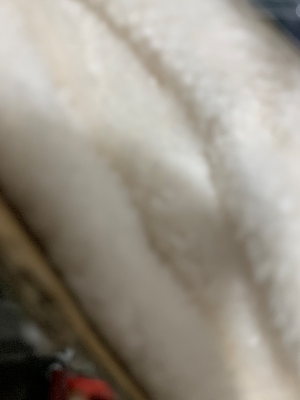 Photo 1 of Serta Luxuriously Soft Plush Electric Blanket Fast Heating Cozy Cover, Safety Auto Shut Off Timer, Low EMF, Multi Heat Setting, ETL Certified, Machine Washable, Ivory Twin (84 in x 62 in)