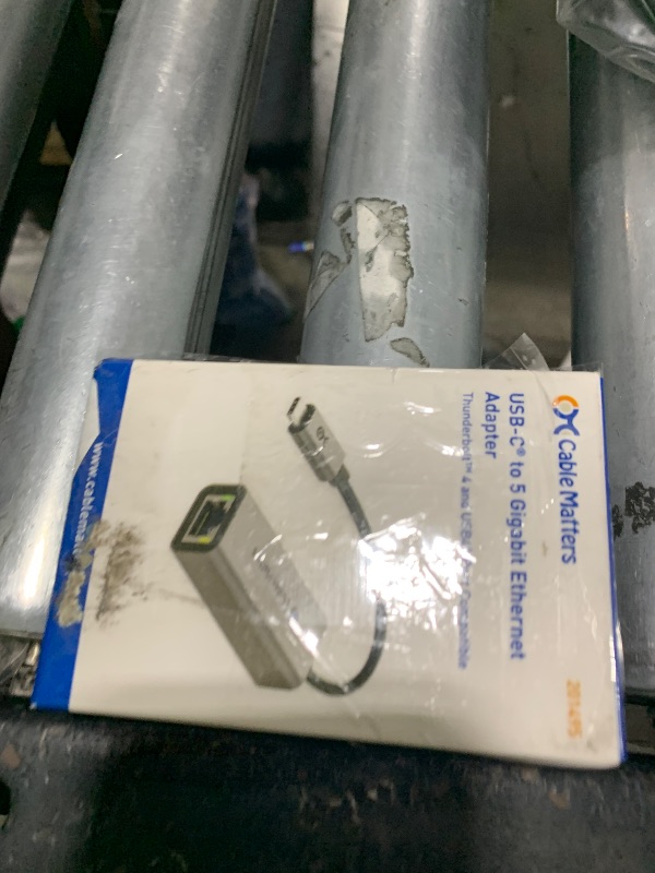 Photo 1 of Cable Matters USB C to 5Gb Ethernet Adapter, 5 Gigabit Network Speed, USB C to Ethernet Adapter Compatible with USB4, Thunderbolt 4/5, Plug & Play for MacBook, Laptop, and USBC Devices