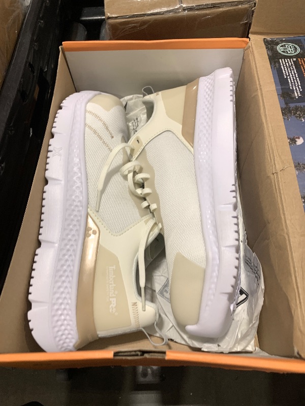 Photo 1 of Timberland PRO Women's Setra Composite Safety Toe Industrial Athletic Work Shoe, Tan/Champagne, 10 W US