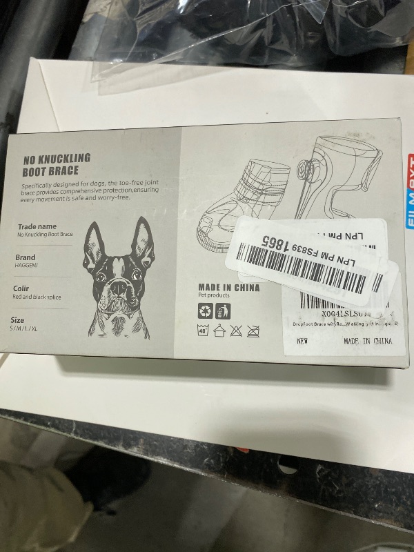 Photo 1 of Drop Foot Brace with Reel(No Knuckling Boot Brace) for Dog - Corrective Dog Shoes to Safely Lift Toes for Foot Issues, Arthritis, and improving Walking gait in Dogs, Patent Pending(XS)