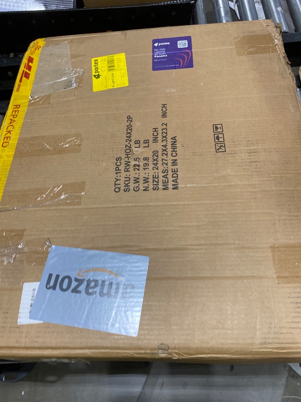Photo 1 of OUTPRIZE 2 Pack Vertical RV Windows, 12" W x 22" H Tinted Sliding RV Window with Net Screen and Trim Ring, Suitable for 15/16" or 1-3/8" and Slightly Thicker Up to 1/16" Walls, DOT Approved