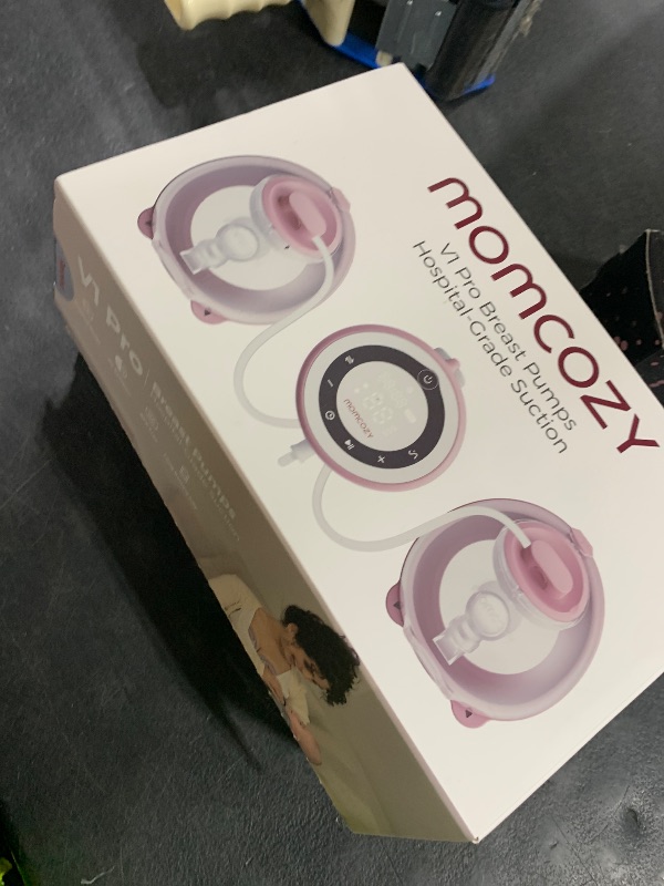 Photo 1 of Momcozy Breast Pump V1 Pro Hospital-Grade, Hands-Free & Portable Wearable Pump, Upgraded Electric Pump with 3 Fine-Tuned Rhythms|15 Levels, Come with Leak-Proof DoubleFit Flange, Cozy Red.