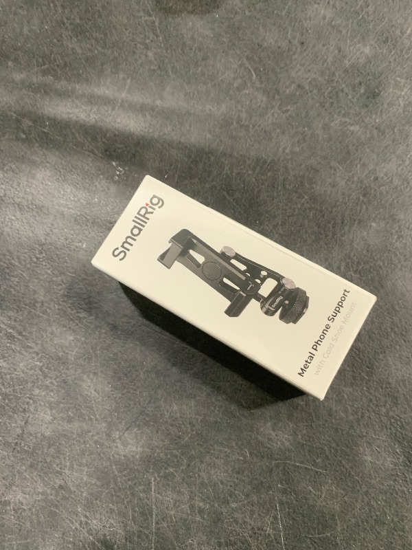 Photo 1 of SMALLRIG Universal Metal Phone Support with Cold Shoe Mount, Smartphone Holder Adapter Support Free Adjustment Joints, Phone Tripod Mount for iPhone 17 16 15 14, for Samsung Galaxy etc. - 4382
