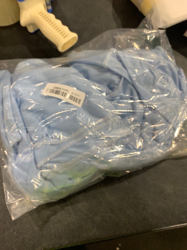 Photo 1 of 10 ft x 8 ft Wrinkle Free Baby Blue Backdrop Curtain for Parties, Polyester Light Blue Photo Backdrop Drapes for Birthday Wedding Party Baby Shower Photography