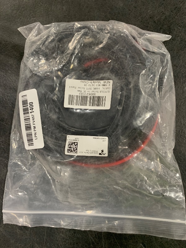 Photo 1 of ELFCULB Solar to DC 8mm Cable, 14AWG 20FT Solar Panel Connector to DC7909 Male Connector Cable for Solar Generator Portable Power Station
