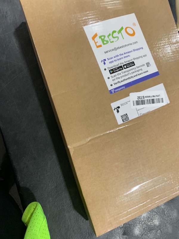 Photo 1 of Ebesto Blackout Curtains 54 Inch Length - Thermal Insulated Solid Thick Fabric Blackout Curtains for Bedroom, Sound Reducing Grommet Drapes, 2 Panels, Stone Color, 2x40Wx54L Inches