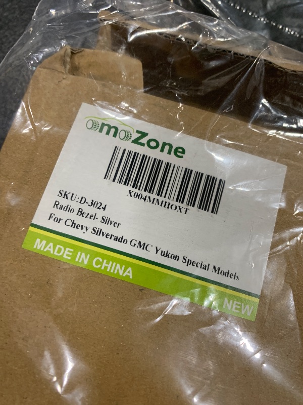 Photo 1 of omoZone Dash Center Radio Bezel Trim Instrument Panel Cover Silver Compatible with 2007-2014 Chevy Suburban Silverado Tahoe Avalanche,GMC Yukon Replaces 15211885 25807746 26887440