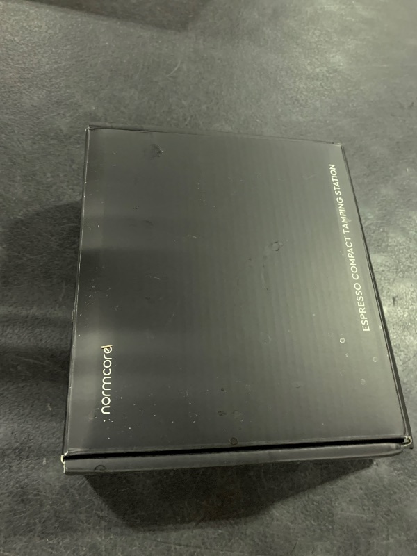 Photo 1 of Normcore Espresso Tamping Station, 51mm 54mm Compact Tamping Station, Barista Corner Tamping Mat With Portafilter Stand, Coffee Tamper Holder Pad, Black