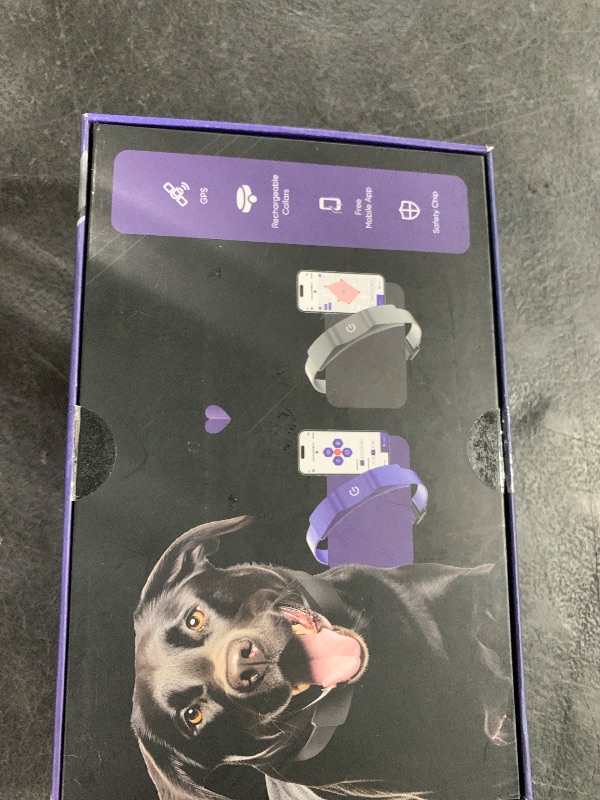 Photo 1 of GPS Electric Dog Fence with Free App, Wireless Fence System with Training Collar, Adjustable of Dogs Portable for Outdoor Use, Rechargeable Waterproof Flexiable Collar, (Grey)