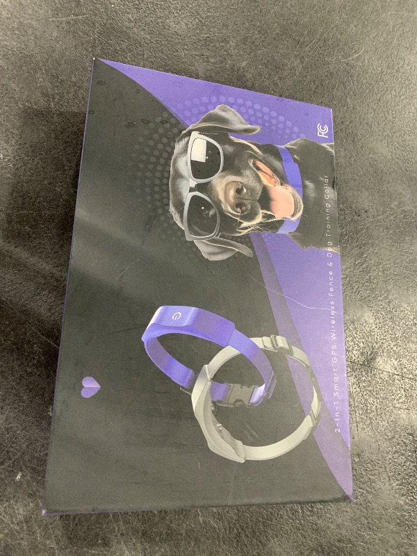 Photo 1 of GPS Electric Dog Fence with Free App, Wireless Fence System with Training Collar, Adjustable of Dogs Portable for Outdoor Use, Rechargeable Waterproof Flexiable Collar, (Grey)