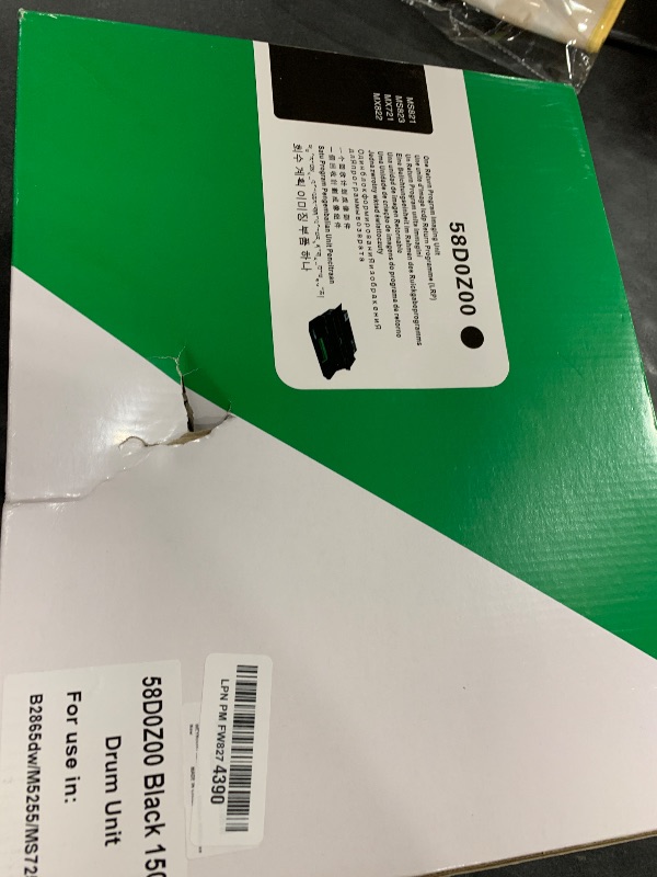 Photo 1 of WEYNUONY 58D0Z00 Imaging Unit Compatible for Lexmark 58D0Z00 Drum Unit Replacement for B2865dw MS725dvn MS821dn MS821n MS823dn MS825dn MS826de MX721ade MX722ade MX822ade MX826ade MX826adxe Printer