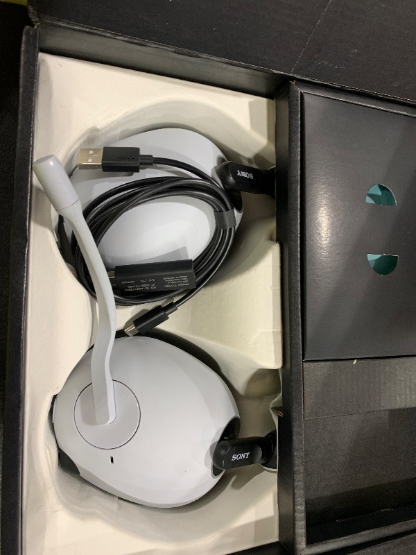 Photo 1 of Sony INZONE H9 Gaming Headset, Wireless Noise Canceling Bluetooth Headset With Microphone, 360 Spatial Sound, For PC and PS5 (WH-G900N), White