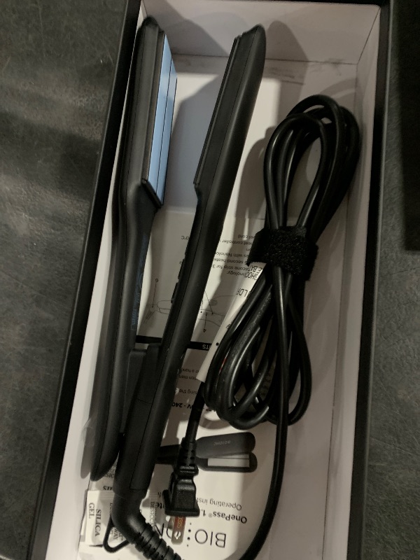 Photo 1 of BIO IONIC Onepass Styling Iron, 1.5 inch, Black