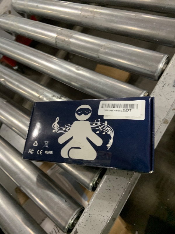 Photo 1 of Sleep Mask Bluetooth 5.4 Headphones Soft Wireless Headband Eye Mask Blackout with Microphone (Pink)