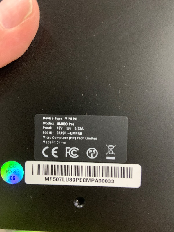 Photo 1 of MINISFORUM UM890 Pro Mini PC, AMD Ryzen 9 8945HS (up to 5.2GHz) Mini Computers, 32GB DDR5 5600MHz RAM& 512 PCIe 4.0 SSD, Mini Desktop Quad Display HDMI/DP1.4/USB-C, AMD Radeon 780M/Dual LAN 2.5G