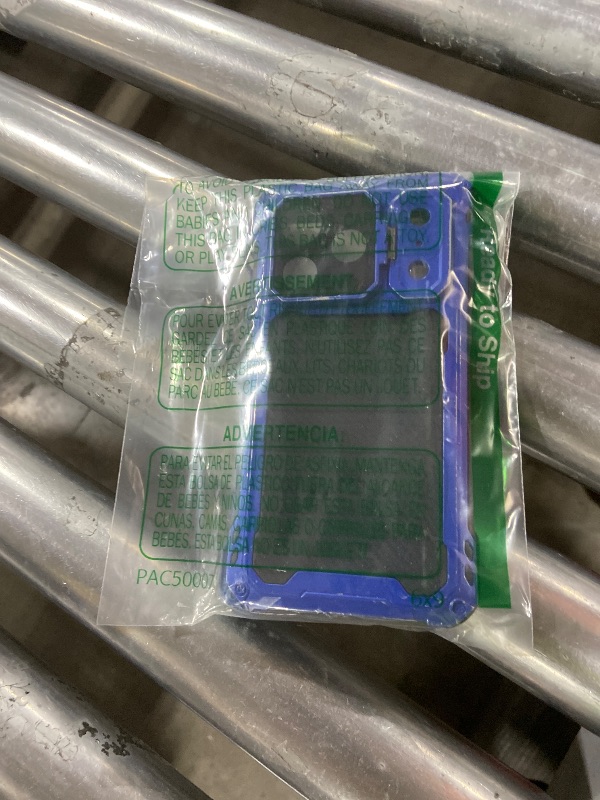 Photo 1 of Lanhiem for iPhone 17 Pro Metal Case with Kickstand, Compatible with MagSafe, Built in Tempered Glass Screen Protector, Heavy Duty Shockproof Rugged Phone Cases, Full Body Tough Cover 6.3"(Blue)