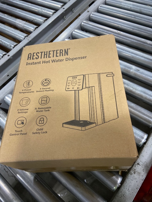 Photo 1 of Aesthetern Instant Hot Water Dispenser Countertop for Rapid Heating, Electric Kettle with 6 Temperature Settings & 4 Volume Options, Water Boiler with 3L Removable BPA-Free Water Tank